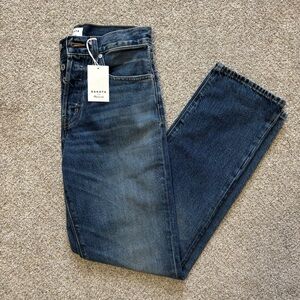 NWT Madewell The Dakota longline straight Jean size 25